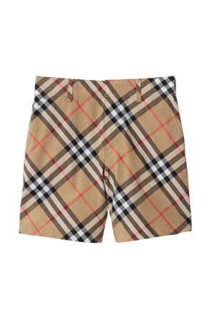 check cotton shorts BURBERRY KIDS | 8088845B9368